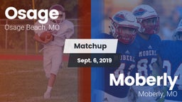 Matchup: Osage  vs. Moberly  2019