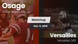 Matchup: Osage  vs. Versailles  2019