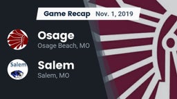 Recap: Osage  vs. Salem  2019
