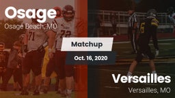 Matchup: Osage  vs. Versailles  2020