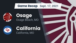 Recap: Osage  vs. California  2021