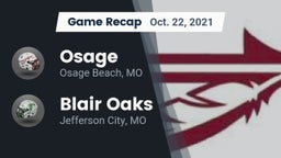 Recap: Osage  vs. Blair Oaks  2021
