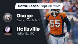 Recap: Osage  vs. Hallsville  2022