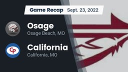 Recap: Osage  vs. California  2022