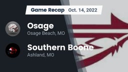 Recap: Osage  vs. Southern Boone  2022