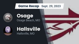 Recap: Osage  vs. Hallsville  2023