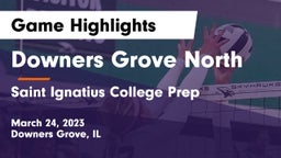 Downers Grove North  vs Saint Ignatius College Prep Game Highlights - March 24, 2023