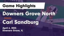 Downers Grove North  vs Carl Sandburg  Game Highlights - April 6, 2023