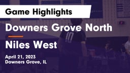 Downers Grove North  vs Niles West  Game Highlights - April 21, 2023