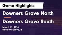 Downers Grove North  vs Downers Grove South  Game Highlights - March 19, 2024