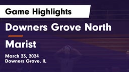 Downers Grove North  vs Marist  Game Highlights - March 23, 2024