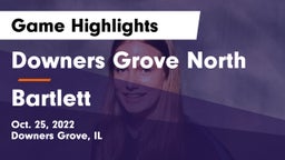 Downers Grove North  vs Bartlett  Game Highlights - Oct. 25, 2022