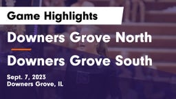 Downers Grove North  vs Downers Grove South  Game Highlights - Sept. 7, 2023