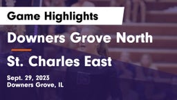 Downers Grove North  vs St. Charles East  Game Highlights - Sept. 29, 2023