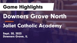 Downers Grove North  vs Joliet Catholic Academy  Game Highlights - Sept. 30, 2023