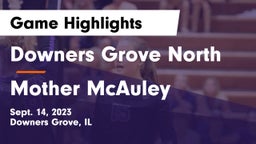 Downers Grove North  vs Mother McAuley  Game Highlights - Sept. 14, 2023