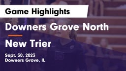 Downers Grove North  vs New Trier  Game Highlights - Sept. 30, 2023