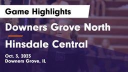 Downers Grove North  vs Hinsdale Central  Game Highlights - Oct. 3, 2023