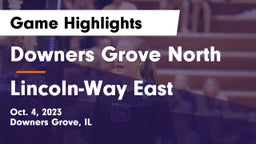 Downers Grove North  vs Lincoln-Way East  Game Highlights - Oct. 4, 2023