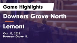 Downers Grove North  vs Lemont  Game Highlights - Oct. 13, 2023