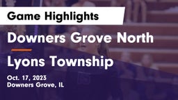 Downers Grove North  vs Lyons Township  Game Highlights - Oct. 17, 2023