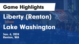 Liberty  (Renton) vs Lake Washington  Game Highlights - Jan. 6, 2024