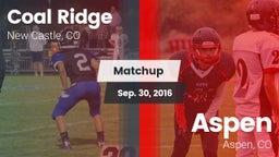 Matchup: Coal Ridge vs. Aspen  2016