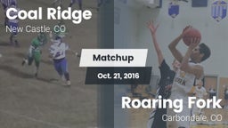 Matchup: Coal Ridge vs. Roaring Fork  2016