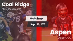 Matchup: Coal Ridge vs. Aspen  2017