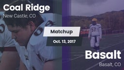 Matchup: Coal Ridge vs. Basalt  2017