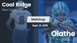 Matchup: Coal Ridge vs. Olathe  2018