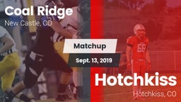 Matchup: Coal Ridge vs. Hotchkiss  2019