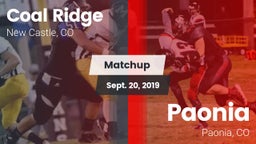 Matchup: Coal Ridge vs. Paonia  2019