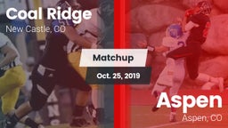 Matchup: Coal Ridge vs. Aspen  2019
