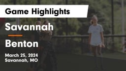 Savannah  vs Benton  Game Highlights - March 25, 2024
