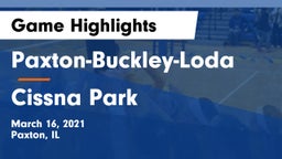 Paxton-Buckley-Loda  vs Cissna Park  Game Highlights - March 16, 2021