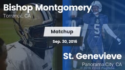 Matchup: Bishop Montgomery vs. St. Genevieve  2016