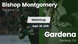 Matchup: Bishop Montgomery vs. Gardena  2018
