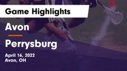 Avon  vs Perrysburg  Game Highlights - April 16, 2022