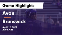Avon  vs Brunswick  Game Highlights - April 19, 2022