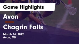 Avon  vs Chagrin Falls  Game Highlights - March 14, 2022