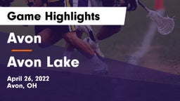 Avon  vs Avon Lake  Game Highlights - April 26, 2022