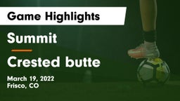 Summit  vs Crested butte Game Highlights - March 19, 2022