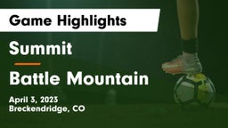 Summit  vs Battle Mountain  Game Highlights - April 3, 2023