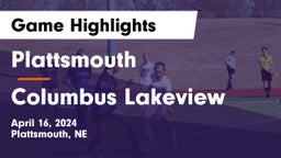 Plattsmouth  vs Columbus Lakeview  Game Highlights - April 16, 2024