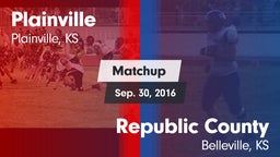 Matchup: Plainville High vs. Republic County  2016