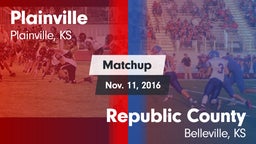Matchup: Plainville High vs. Republic County  2016