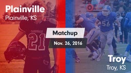 Matchup: Plainville High vs. Troy  2016