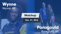 Matchup: Wynne  vs. Paragould  2016