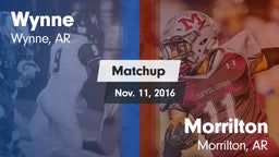 Matchup: Wynne  vs. Morrilton  2016